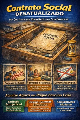 Imagem da notícia Contrato Social Desatualizado